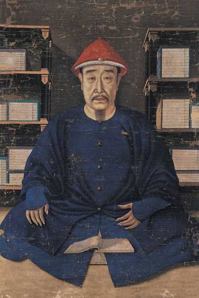 佚名 帝王像 立轴
